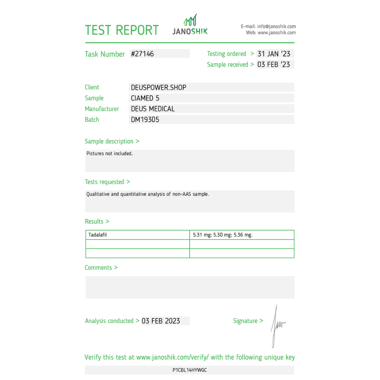 CIAMED 5 (Tadalafil) - Cialis 3