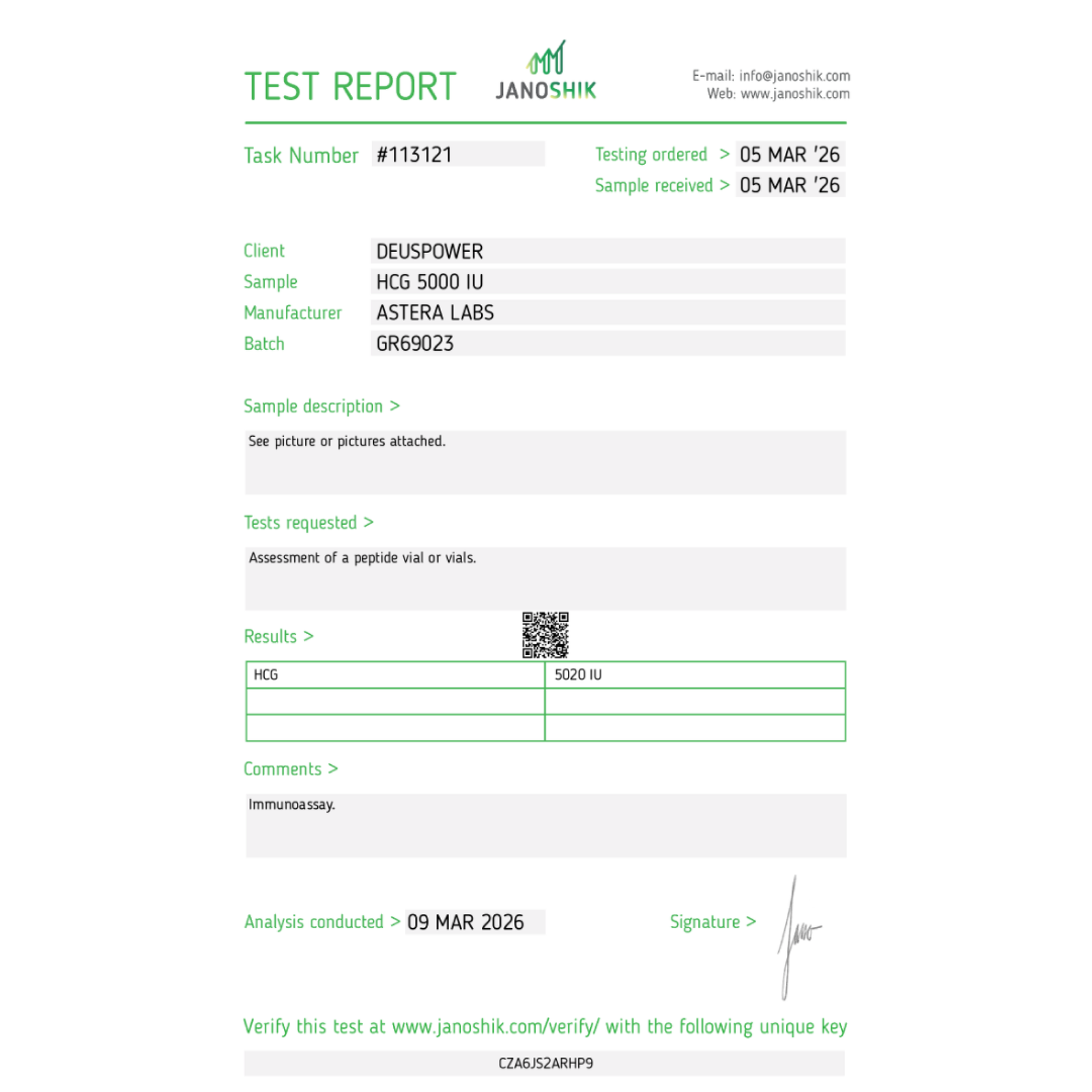 HCG (Human Chorionic Gonadotropin) 3
