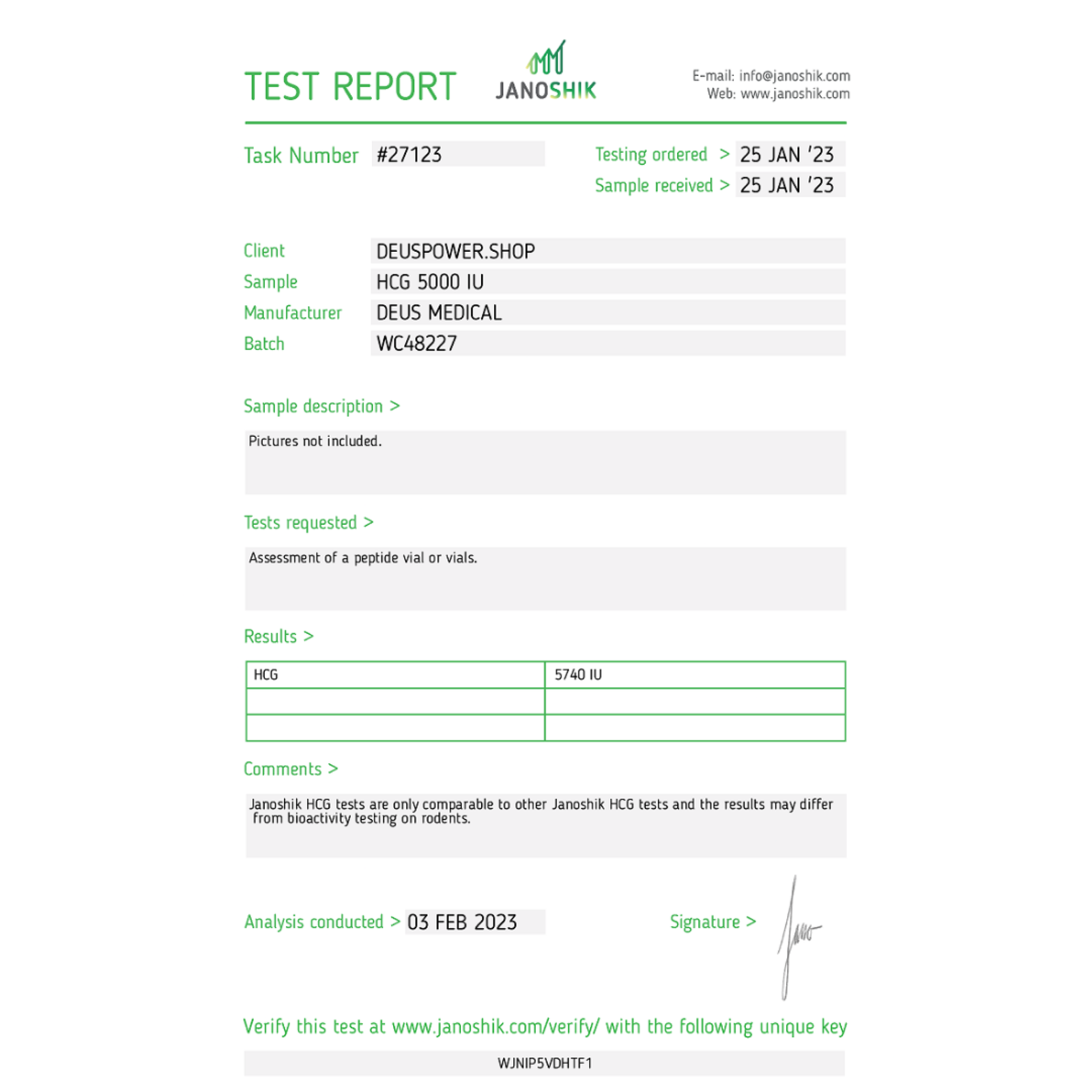 HCG (Human Chorionic Gonadotropin) 2