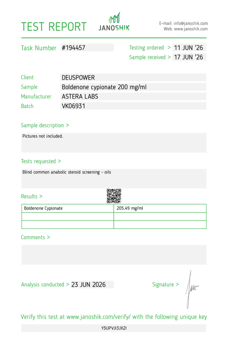 Boldenone Cypionate 3