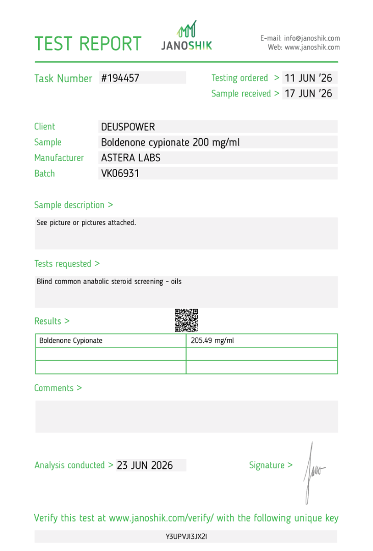 Boldenone Cypionate 4